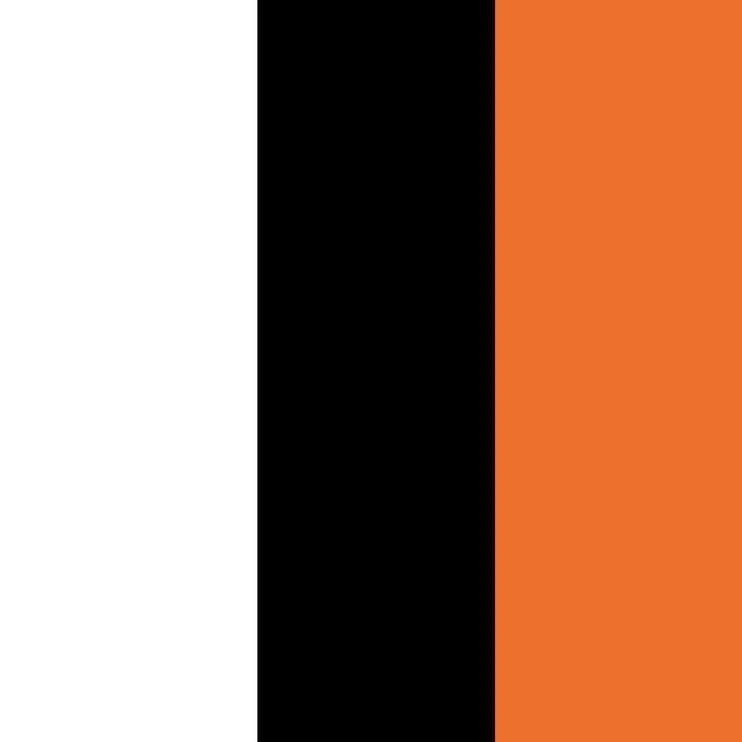 White/Black/Orange